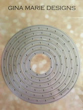 Load image into Gallery viewer, Gina Marie Metal cutting die - Big and little pierced chain Circle