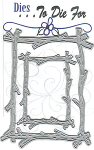 Dies ... to die for metal cutting die - Branch / twig / stick frame set