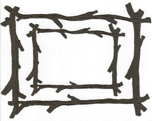 Dies ... to die for metal cutting die - Branch / twig / stick frame set