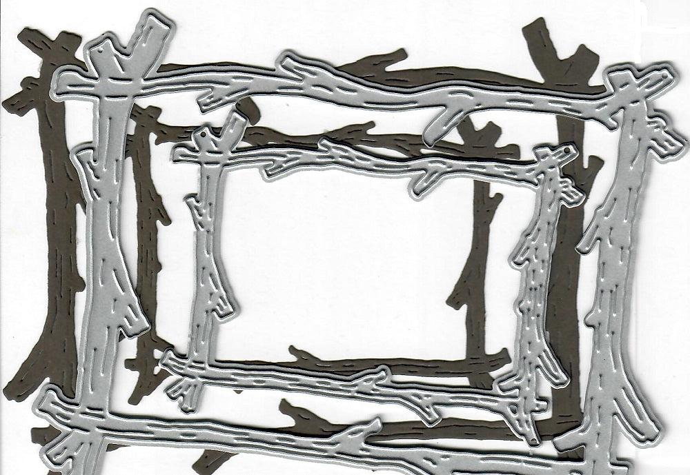 Dies ... to die for metal cutting die - Branch / twig / stick frame set
