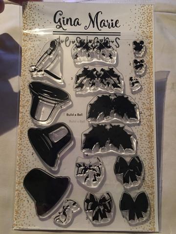 Gina Marie Clear stamp set - Build a bell