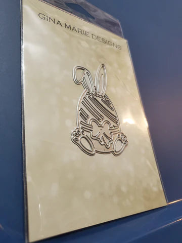 Gina Marie Metal cutting die -  Bunny in Egg