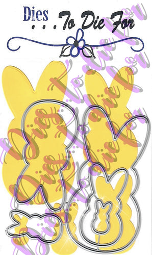 Dies ... to die for metal cutting die - Bunny Peeps