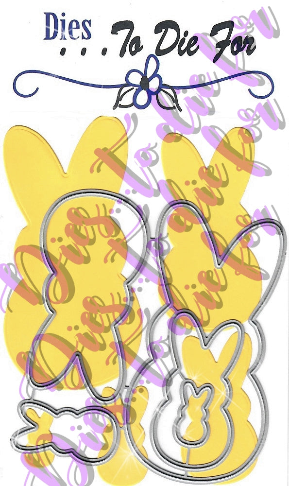 Dies ... to die for metal cutting die - Bunny Peeps