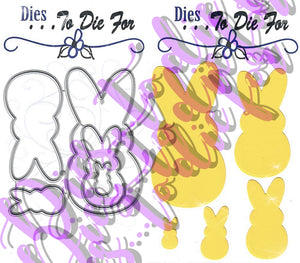 Dies ... to die for metal cutting die - Bunny Peeps