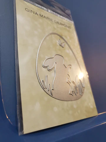 Gina Marie Metal cutting die - Bunny egg scene