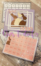 Load image into Gallery viewer, Dies ... to die for metal cutting die - Calendar Grid - A2 size - Removable numbers