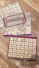 Load image into Gallery viewer, Dies ... to die for metal cutting die - Calendar Grid - A2 size - Removable numbers