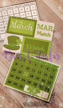 Load image into Gallery viewer, Dies ... to die for metal cutting die - Calendar Grid - A2 size - Removable numbers