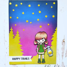 Load image into Gallery viewer, Gina Marie Clear stamp set - Camping Kids