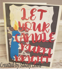 Load image into Gallery viewer, Monday dollar dies Dies ... to die for metal cutting die - Crazy stitch torn edge square