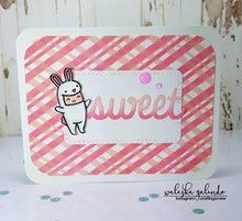 Load image into Gallery viewer, Gina Marie stencil 6x6 - Candy cane stripe