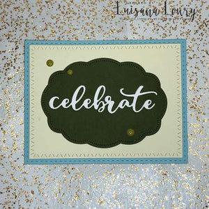 Gina Marie Metal cutting die - Celebrate word