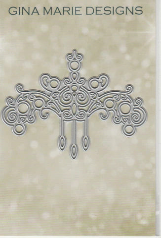 Gina Marie Metal cutting die - Chandelier flourish