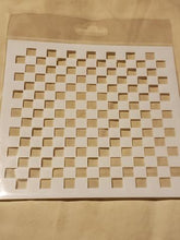 Load image into Gallery viewer, Gina Marie stencil 6x6 -Checker board