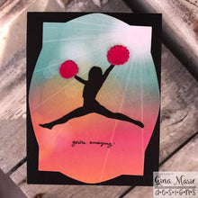 Load image into Gallery viewer, Gina Marie Metal cutting die - Cheerleaders