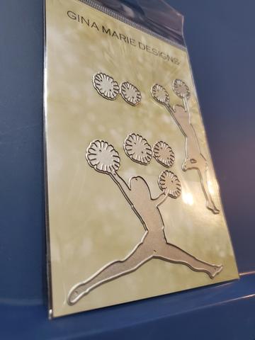 Gina Marie Metal cutting die - Cheerleaders