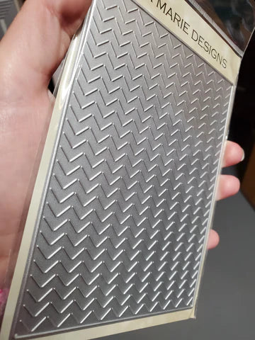 Gina Marie Metal cutting die - Chevron background