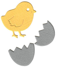 Load image into Gallery viewer, Dies ... to die for metal cutting die - Lil&#39; Easter Chick and Egg