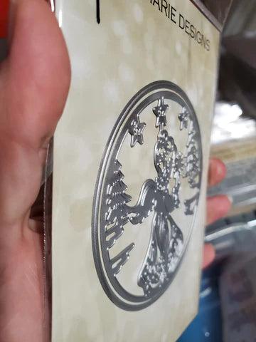 Gina Marie Metal cutting die - Christmas Angel cut In and out