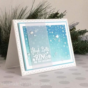 Gina Marie Clear stamp set - Christmas Decorative sentiments