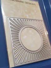 Load image into Gallery viewer, Gina Marie Metal cutting die -  Circle Burst 4x4 plate