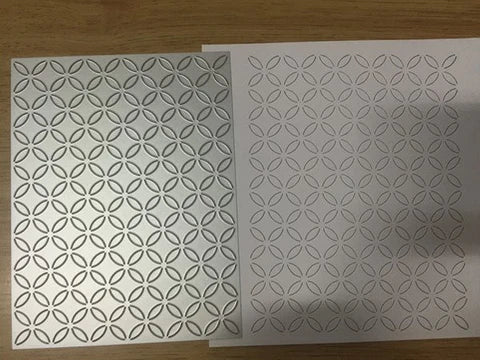 Gina Marie Metal cutting die - Circle cut flower background