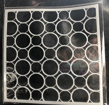 Load image into Gallery viewer, Gina Marie stencil 6x6 - Circle Grid