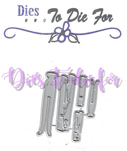 Dies ... to die for metal cutting die - Clothes pins