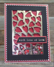 Load image into Gallery viewer, Gina Marie Metal cutting die - Cloth top Jar with Hearts