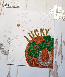 Gina Marie Metal cutting die - Clover and Horse shoe