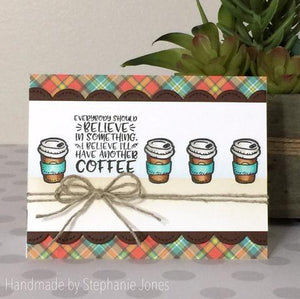 Gina Marie Clear stamp set - Coffee Words