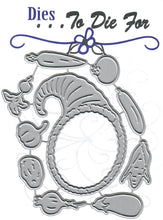 Load image into Gallery viewer, Dies ... to die for metal cutting die - Cornucopia &amp; vegetables