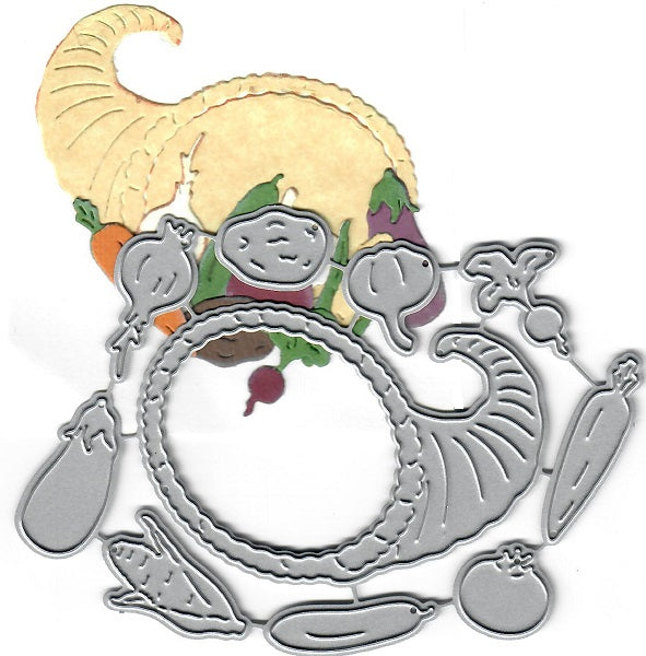 Dies ... to die for metal cutting die - Cornucopia & vegetables