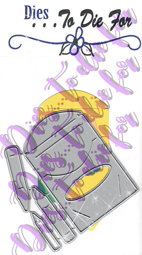 Dies ... to die for metal cutting die - Crayon Box and Crayons