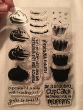 Load image into Gallery viewer, Gina Marie Clear stamp set - Cupcake stamp