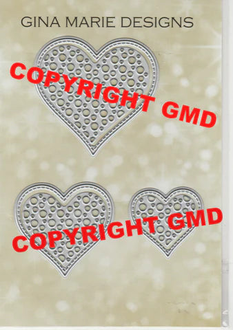 Gina Marie Metal cutting die - Cut in out heart