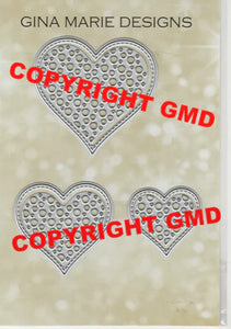 Gina Marie Metal cutting die - Cut in out heart