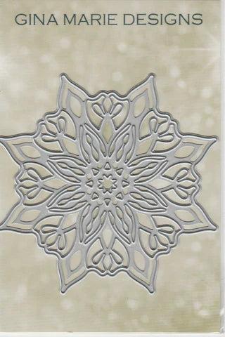 Gina Marie Metal cutting die - Snowflake Cut ink and emboss