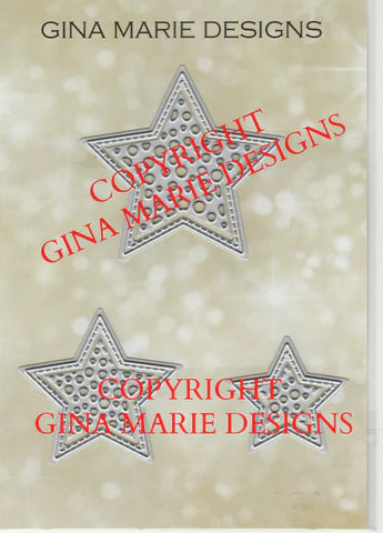 Gina Marie Metal cutting die - Cut in out star