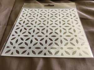 Gina Marie stencil 6x6 - Deco flower