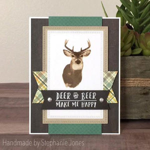Gina Marie Clear stamp set - Deer layered
