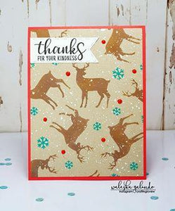 Gina Marie stencil 6x6 - Deer