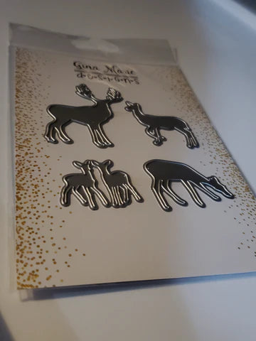 Gina Marie Metal cutting die - Deer family