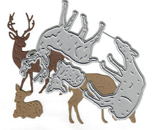 Load image into Gallery viewer, Dies ... to die for metal cutting die - Deer set - Doe Fawn Buck Family