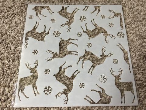 Gina Marie stencil 6x6 - Deer