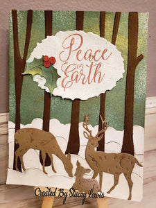 Dies ... to die for metal cutting die - Deer set - Doe Fawn Buck Family