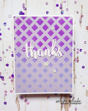 Load image into Gallery viewer, Gina Marie stencil 6x6 - Diamond Fade