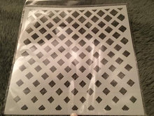 Load image into Gallery viewer, Gina Marie stencil 6x6 - Diamond Fade