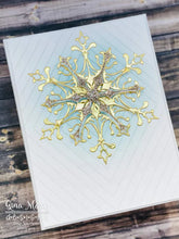Load image into Gallery viewer, Gina Marie Metal cutting die -  Pinpoint diamond background plate